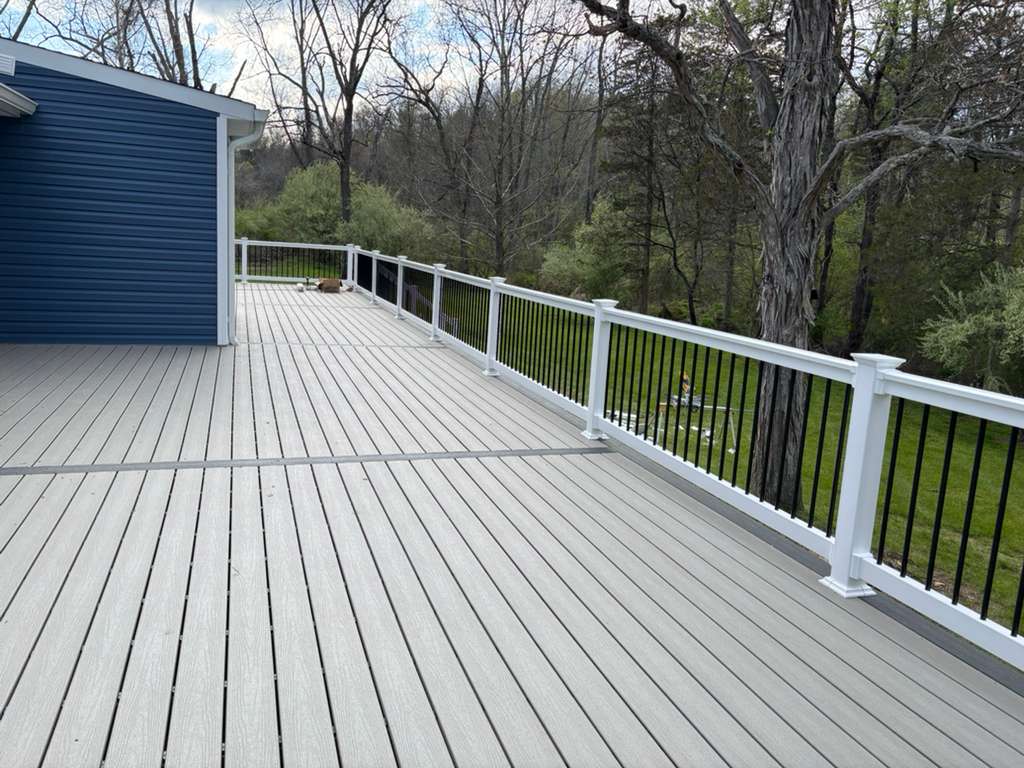 Custom deck project in New Jersey
